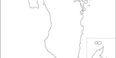 מפה של בחריין מפת המתאר.