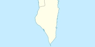 מפה של בחריין מפת וקטור